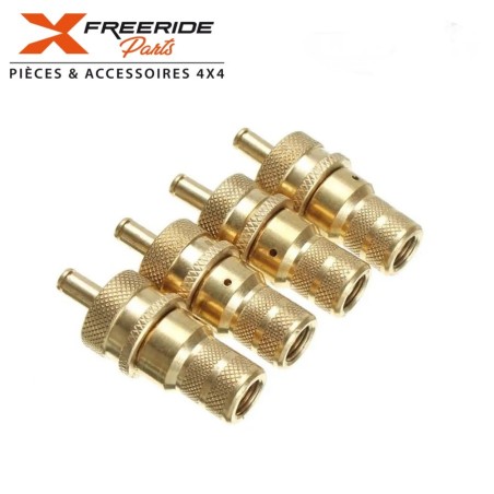 Kit de 4 valves auto dégonflantes réglables.