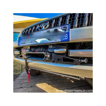 Platine de treuil intégrée au pare-chocs d'origine pour Toyota KZJ90 KZJ95 KDJ90 KDJ95