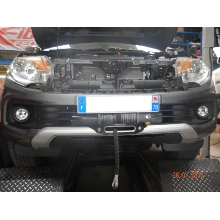 Platine de treuil intégrée au pare-chocs d'origine pour Mitsubishi L200 après 2015 & Fiat Fullback