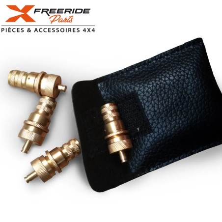 Kit de 4 valves auto dégonflantes réglables.