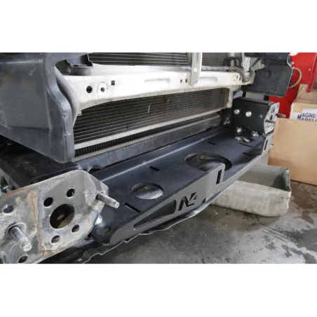 Platine de treuil intégrée au pare-chocs d'origine pour Toyota Hilux Vigo N4-Offroad