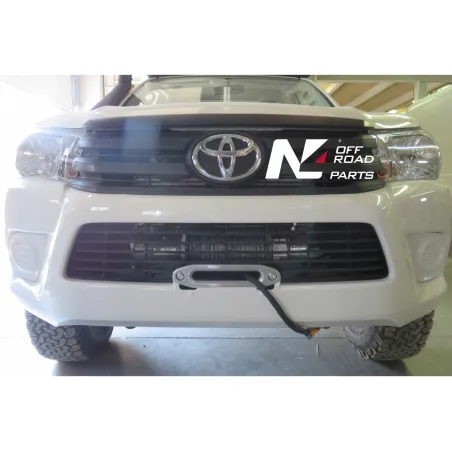 Platine de treuil intégrée au pare-chocs d'origine pour Toyota Hilux Revo avant 12-2020 N4-Offroad