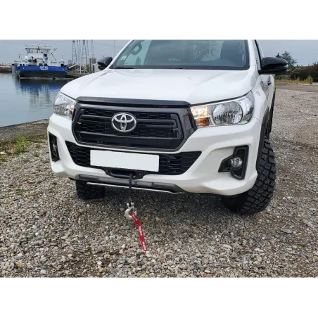 Platine de treuil intégrée au pare-chocs d'origine pour Toyota Hilux Revo avant 12-2020 N4-Offroad
