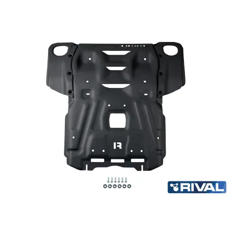 PLAQUE PROTECTION 3 mm RIVAL ACIER MOTEUR + RADIA TOYOTA HILUX 2015+