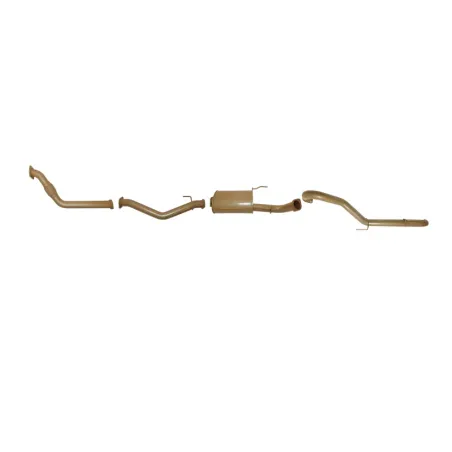 Ligne Inox 3" complète d'échappement après turbo King Brown Toyota Land Cruiser HDJ100