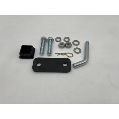 Entretoise homologuée carré 2" attelage plaque 4 trous N4-Offroad