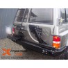 Support de roue de secours pour Nissan Patrol GR Y60 adapté au pare-chocs F4X4