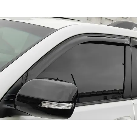 Jeu 2 déflecteurs de vitre avant EGR KDJ120 KDJ155 - montage collé