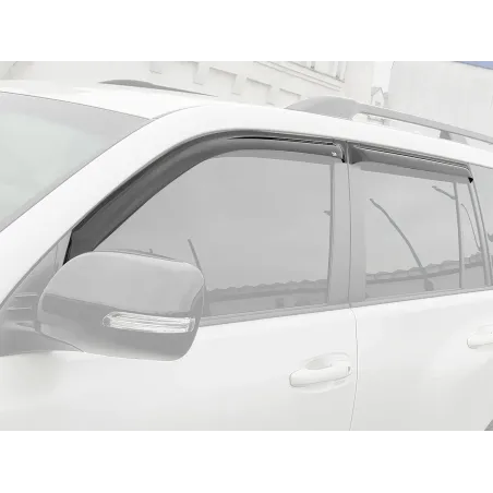 Jeu 4 déflecteurs de vitre avant et arrière EGR KDJ120 - montage collé