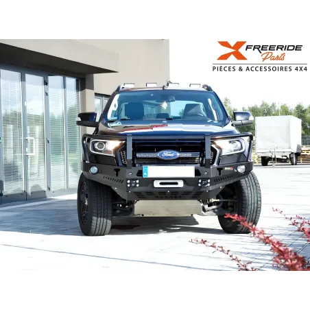 Pare-chocs avant F4X4 pour Ford Ranger T7 2015-2019 3.2 TDCI
Avec Bullbar