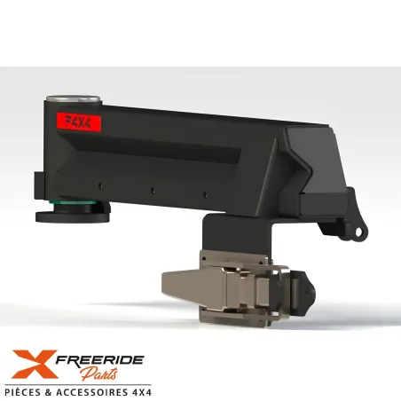 Bras modulaire avec support de jerrican 20L pour Ford Ranger T7 2015-2019 3.2 TDCI adapté au pare-chocs F4X4