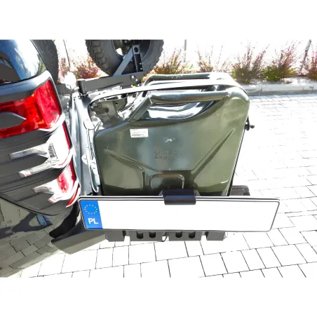 Bras modulaire avec support de jerrican 20L pour Ford Ranger T7 2015-2019 3.2 TDCI adapté au pare-chocs F4X4