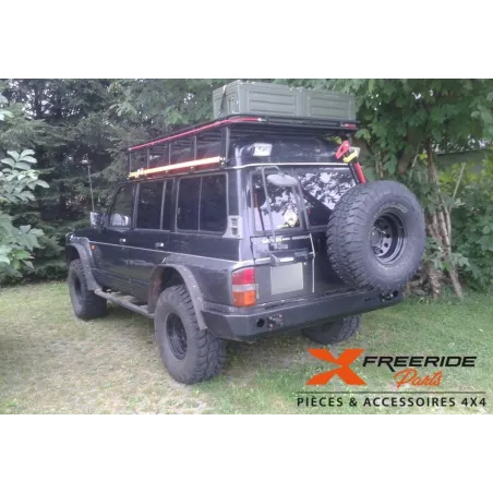 Pare-chocs arrière F4X4 pour Nissan Patrol GR Y60 Version SANS ailes arrières coupées.