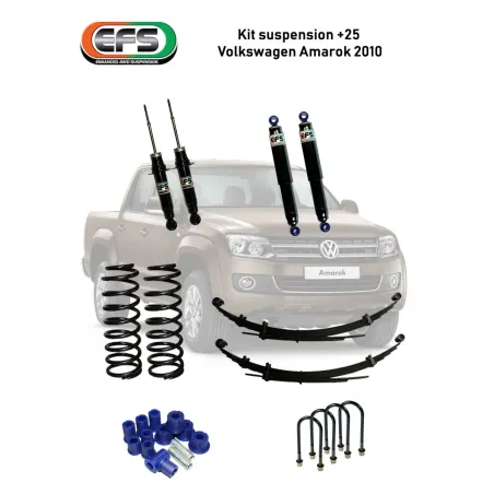 Kit complet suspension +2,5cm EFS gamme Elite pour Volkswagen Amarok à partir de 2010