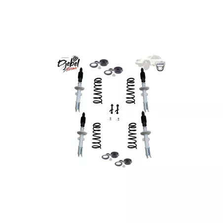 Kit suspension Djebel +4cm pour Dacia Duster 1 & 2 jusqu'à 2023