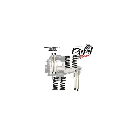 Kit suspension Djebel +5cm Land Rover Defender 90
