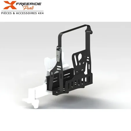 Support pour jerrican 30L ou 20L est adaptée au pare-chocs F4X4 pour Nissan Patrol Y60