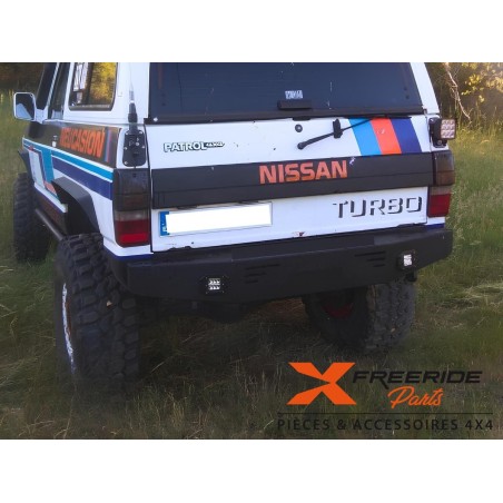 Pare-chocs arrière acier BM4x4 pour Nissan Patrol Baroud 160 260