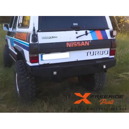 Pare-chocs arrière acier BM4x4 pour Nissan Patrol Baroud 160 260