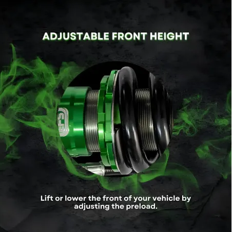 Amortisseur arrière +4,5cm renforcé à bonbonne séparée EFS GAMME MRP 2.5 Toyota KDJ120 KDJ125 150/155
Entièrement réglable