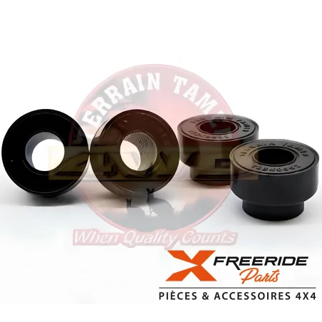 Kit silent bloc de tirant avant en polyuréthane Terrain Tamer. Côté chassis Nissan Patrol GR Y60 Y61