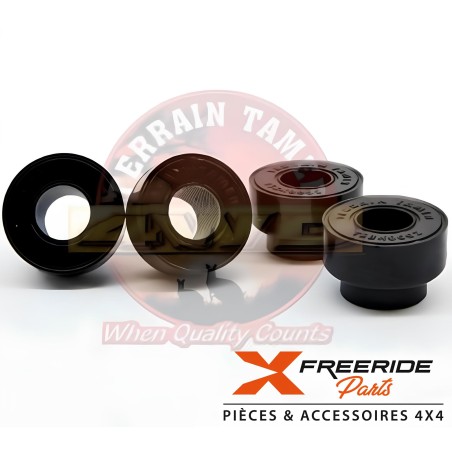 Kit silent bloc de tirant avant en polyuréthane Terrain Tamer. Côté chassis Nissan Patrol GR Y60 Y61