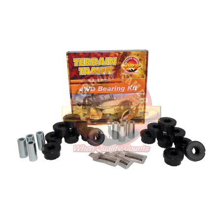 Kit silent bloc de tirant de pont arrière en polyuréthane Terrain Tamer. Nissan Patrol GR Y60 Y61