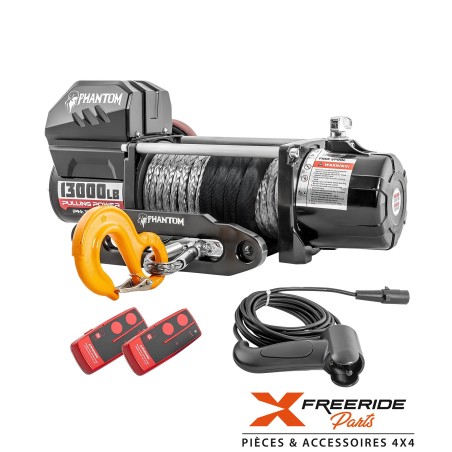 Treuil Phantom 5.9T 12V corde synthétique