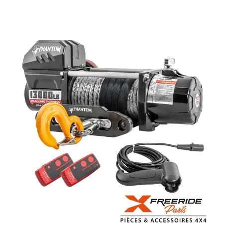 Treuil Phantom 5.9T 12V corde synthétique