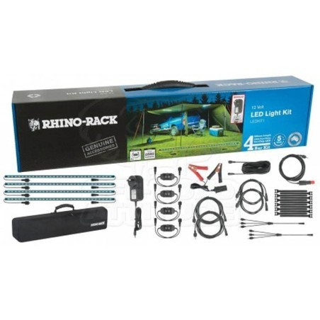 Kit LED complet RHINORACK (4 lampesx500mm) prise AC Europe