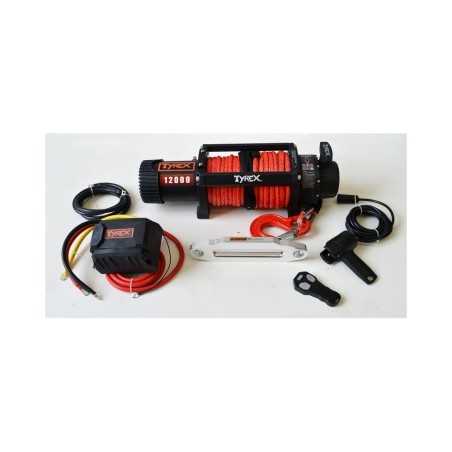 Treuil Tyrex Black - Série 12 000 lb / 5 400 kg - Corde Synthétique