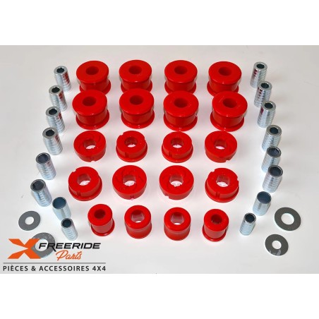 Kit complet de silent bloc polyuréthane pour Toyota LJ70 LJ73 ph2 KZJ70 KZJ73