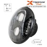 Phare LED noir 7” homologué ECE R10 R112 R7