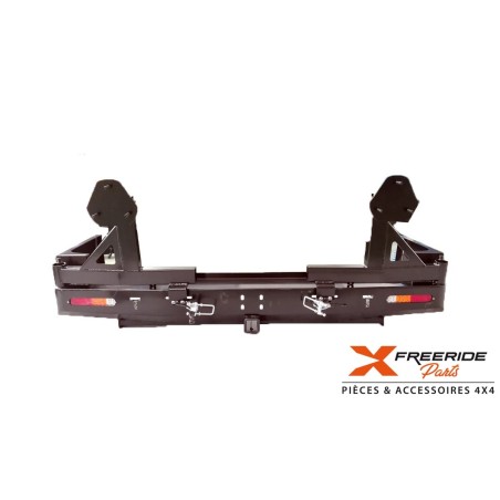 Pare-chocs arrière avec 2 supports de roue de secours pour Nissan Patrol GR Y61