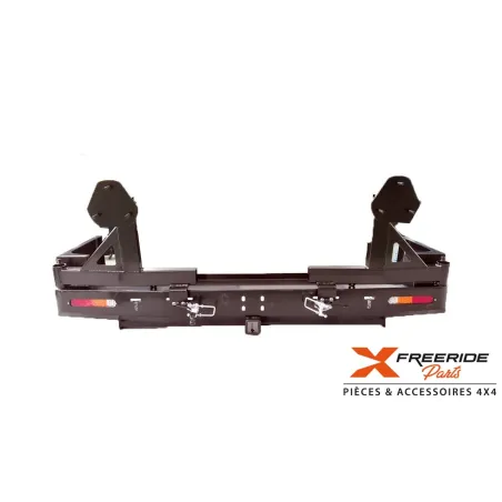 Pare-chocs arrière avec 2 supports de roue de secours pour Nissan Patrol GR Y61