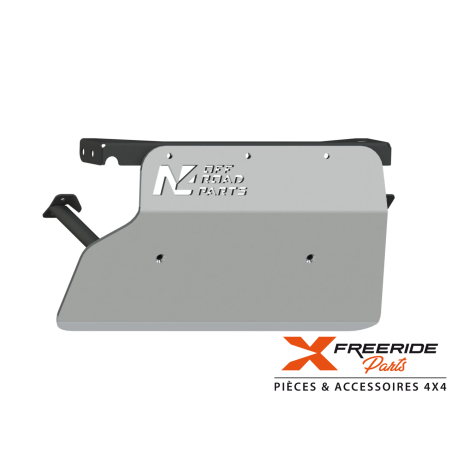 Ski de protection avant N4-Offroad en aluminium de 8mm pour Nissan Patrol GR Y61 avant 2003