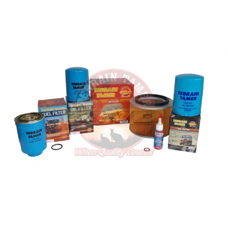 KIT FILTRES NISSAN PATROL Y60 Y61 TD42T SANS INTERCOOLER AVEC FILTRE À AIR ROND