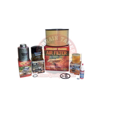 KIT FILTRES TOYOTA LANDCRUISER HZJ71-78-79 AVEC FILTRE CARBURANT PRIMAIRE ET SECONDAIRE