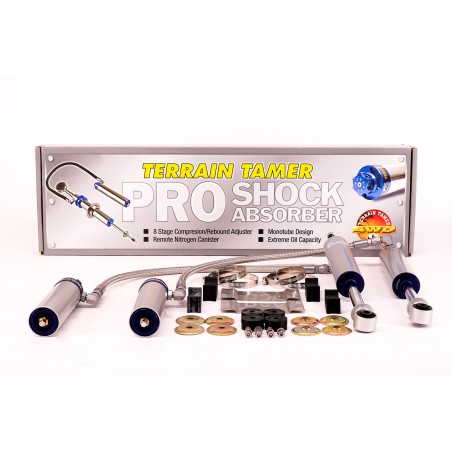 AMORTISSEURS AVANT TERRAIN TAMER A BONBONNE PRO SHOCK - ISUZU DMAX 2006-2012 (PAIRE)