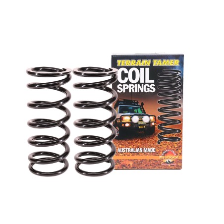 RESSORTS ARRIÈRE RÉHAUSSE +40MM JUSQU'À 300KG DEF 110 130 (PAIRE)