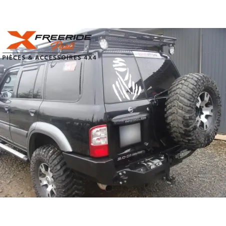 Pare-chocs arrière F4X4 pour Nissan Patrol GR Y61 Avec porte treuil