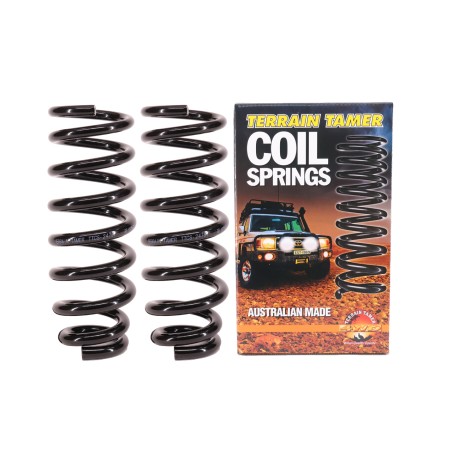 RESSORTS AVANT RÉHAUSSE +25MM JUSQU'À 100KG 4CYL (PAIRE)