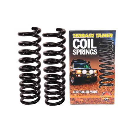 RESSORTS A PAS VARIABLE AVANT RÉHAUSSE +40MM +50-100KG (PAIRE)