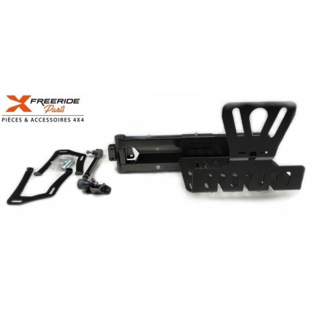 Support de jerrican 30L ou 20L pour Nissan Patrol Y61 adapté au pare-chocs F4X4.