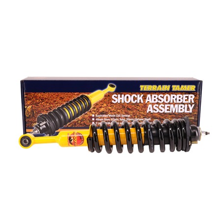 RESSORTS/AMORTISSEURS PRÉMONTÉS RÉHAUSSE +40MM TARAGE +100KG (PAIRE)