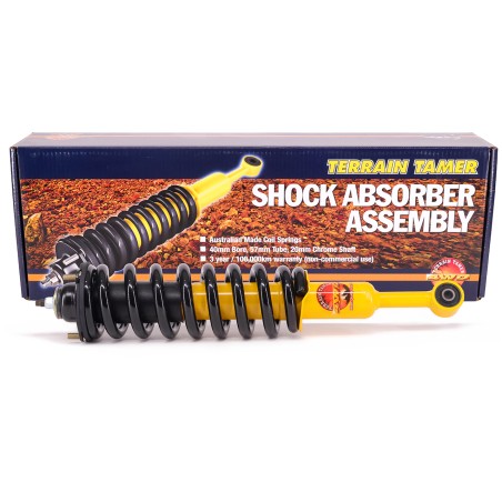 RESSORTS/AMORTISSEURS PRÉMONTÉS RÉHAUSSE +40MM +100KG (PAIRE)