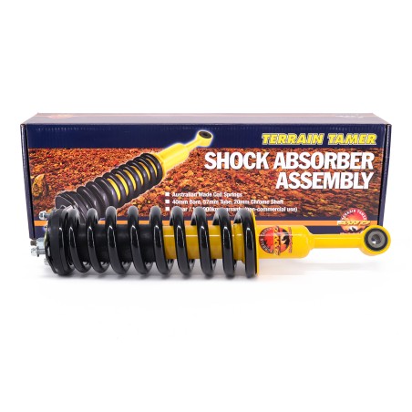 RESSORTS/AMORTISSEURS PRÉMONTÉS RÉHAUSSE +40MM TARAGE +50KG (PAIRE)