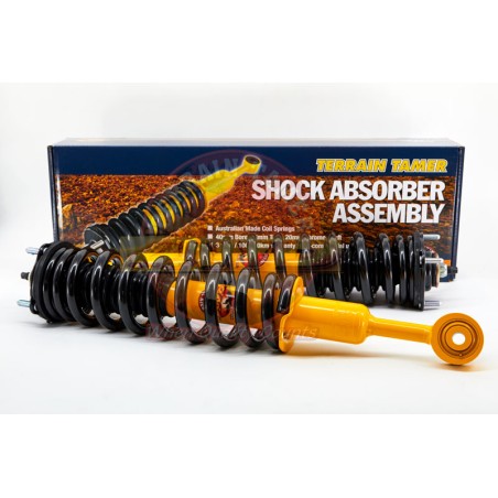 RESSORTS/AMORTISSEURS PRÉMONTÉS RÉHAUSSE +40MM TARAGE +100KG (PAIRE)