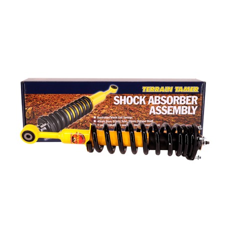 RESSORTS/AMORTISSEURS PRÉMONTÉS RÉHAUSSE +40MM TARAGE +100KG (PAIRE)