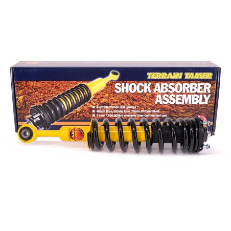 RESSORTS/AMORTISSEURS PRÉMONTÉS RÉHAUSSE +40MM TARAGE +100KG (PAIRE)